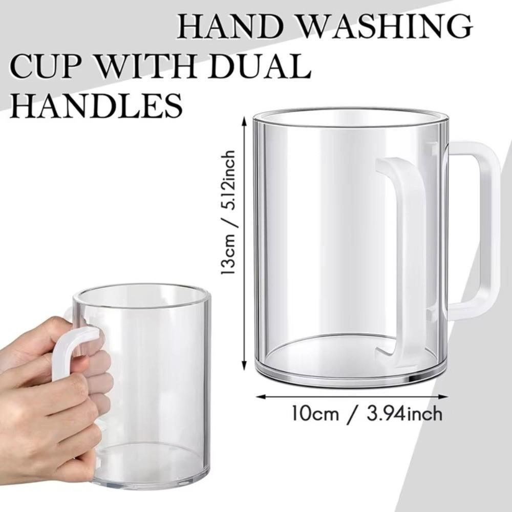 Large Capacity Netilat Yadayim Cup Thickened Acrylic Wash Cup New Mouthwash Cup  Hand Washing