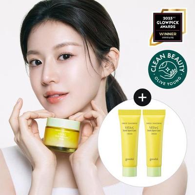 Goodal Green Tangerine Vita C Blemish Care Cream 75 мл специальный (плюс 10 мл x 2 крема в комплекте)