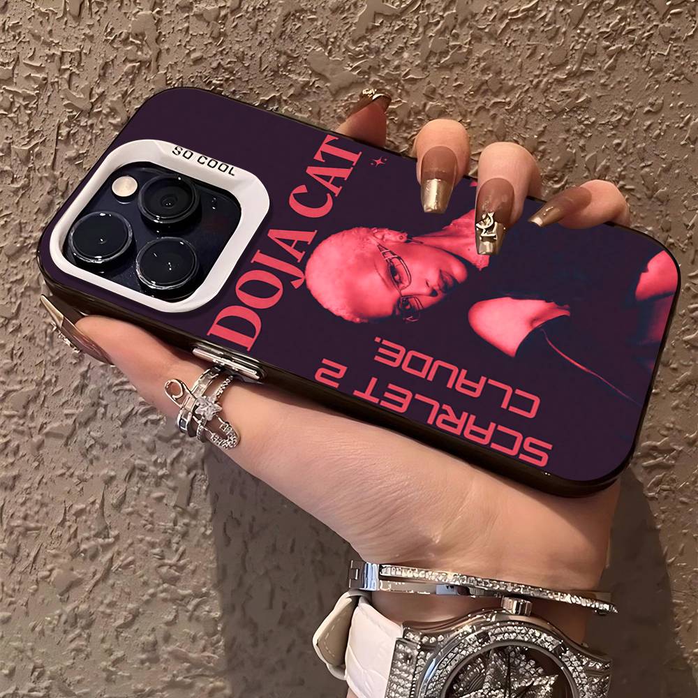 Чехол для телефона Doja Singer C-Cat для iPhone 17 16 15 14 13 12 11 Pro Max Plus Pro Цветной корпус