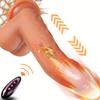 4 в 1 Дырявый Дилдо Вибратор 9 дюймов с вращением, подогревом, 10 режимами толчка и 10 режимами вибрации Дилдо для точки G для стимуляции влагалища и ануса Секс-игрушки