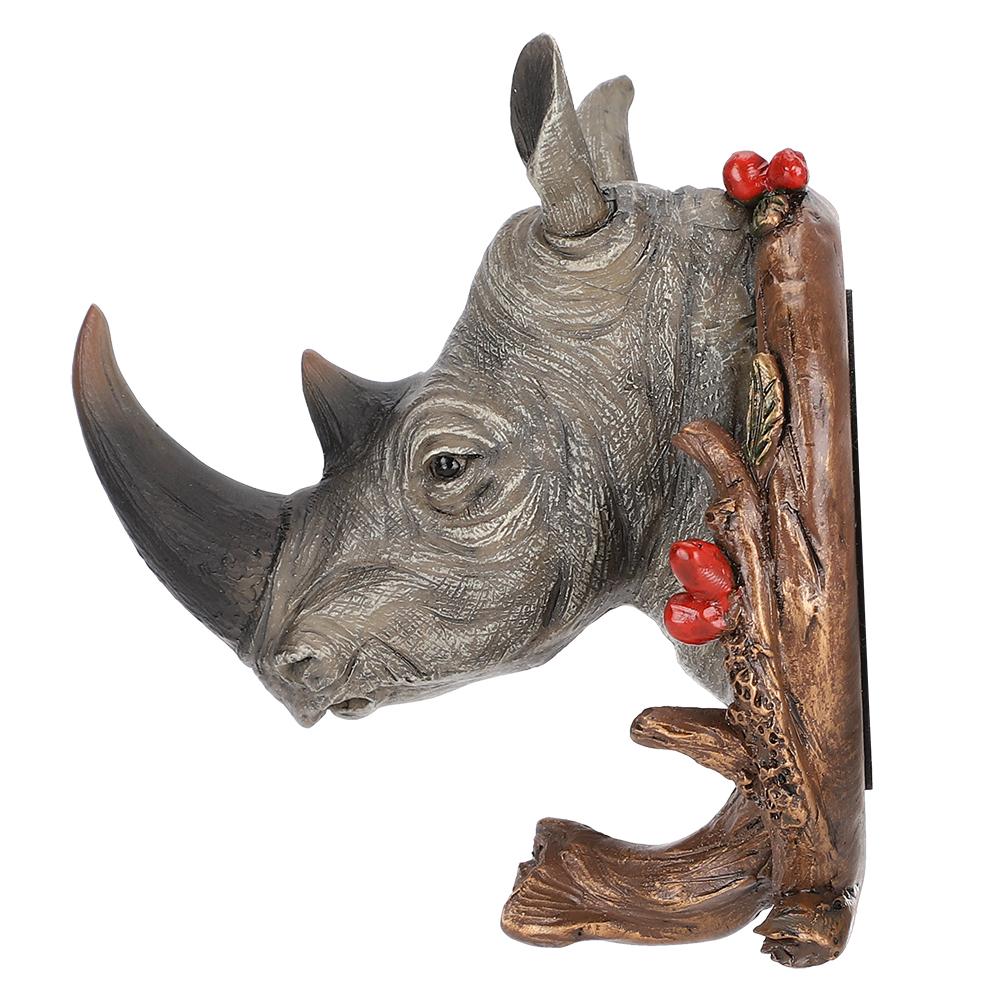 В форме головы животного Винтажный крючок Настенная вешалка для одежды Ключи Полотенца Крючок Домашний ДекорРетро