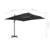 Portable Umbrella with Stand Anthracite Grey
