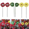 6 Pieces Eyes Flowers Outdoor Decor Stake for Lawn, Yard ,Patio, Indoor