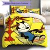 Felix the Cat  Pattern Bedding Quilt Set  Home Decoration  Gift (1 * duvet cover + 2 * pillowcase  without core)