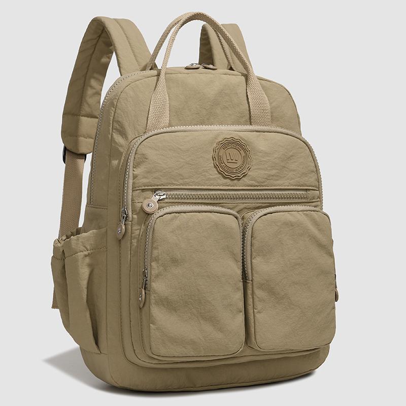 Модный женский рюкзак, водонепроницаемый, нейлоновый, с мягкой ручкой, с несколькими карманами, на молнии, для путешествий, школьные сумки, рюкзак для ноутбука