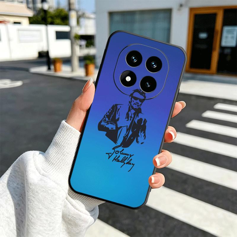 Johnny Hallyday Music Soft Phone Case for Xiaomi Redmi Note 12 13 14 15 Pro Plus 11 12S 11S 11T 10 4G Black Cover Back Shell