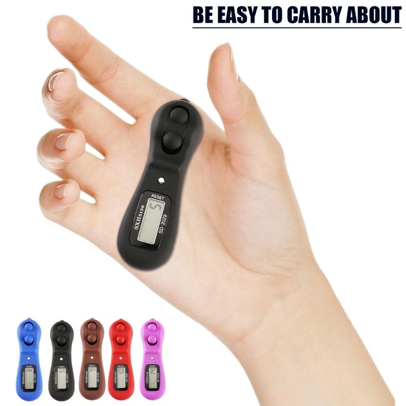 Handheld Electrical Finger Counter Digital Counter Prayer Suitable for Mindfulness Meeting Accurate Counting Outdoor Use