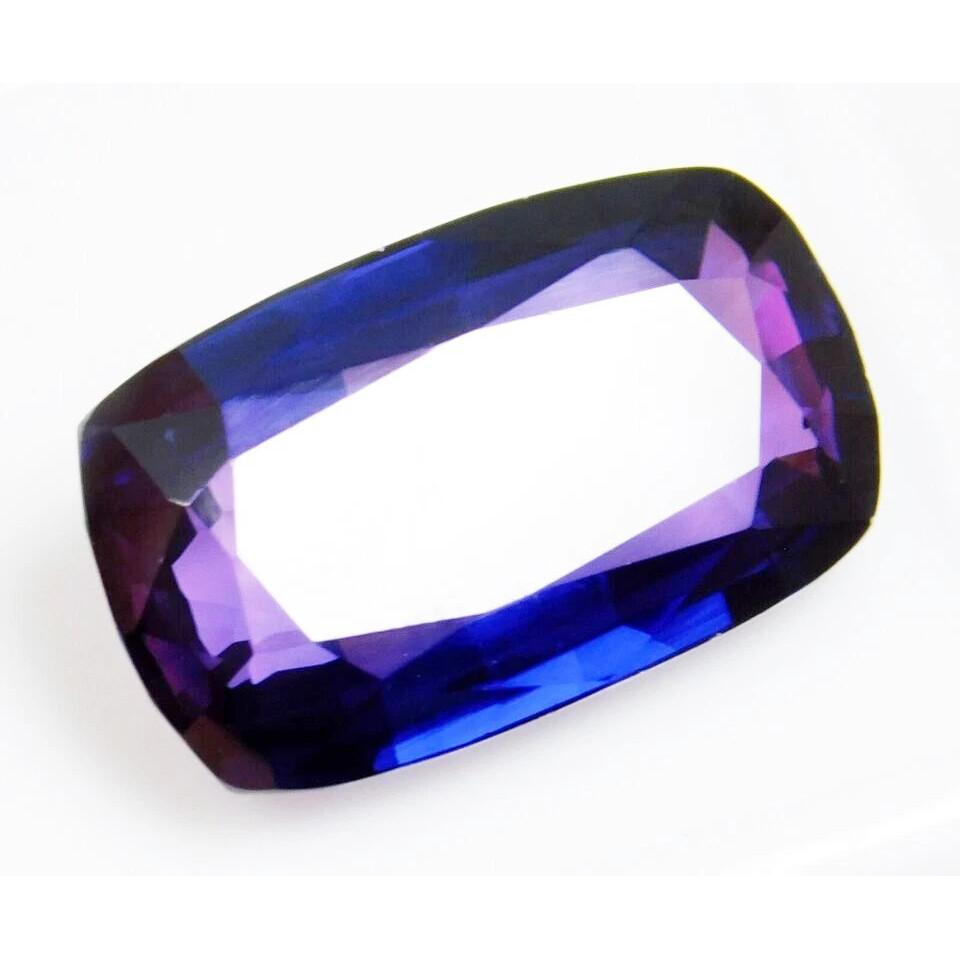 20+ Ct Natural Purple Blue Sapphire Cushion Cut Stunning Certified Gemstone