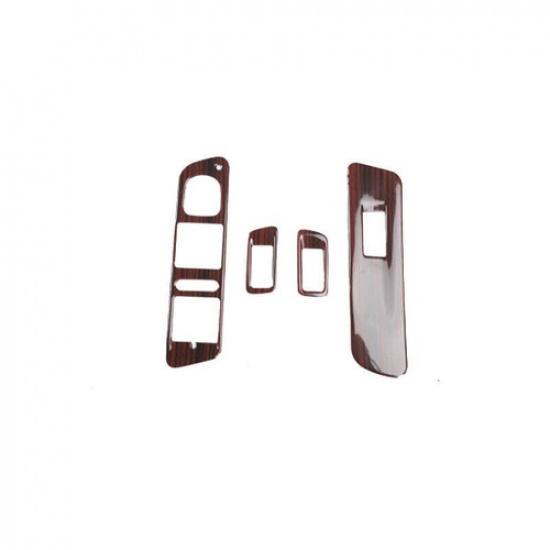 Для Volkswagen Tiguan 10-2016 Красное Дерево Отделка Панели Переключателя Стеклоподъемника