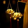 Traditional DIY Lantern Ornament Chinese Calligraphy Lotus Lantern  Mid-Autumn Festival