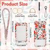 Scrunchie Lanyard Breakaway with ID Badge Holder - Floral Style Stretchy Lanyards with ID