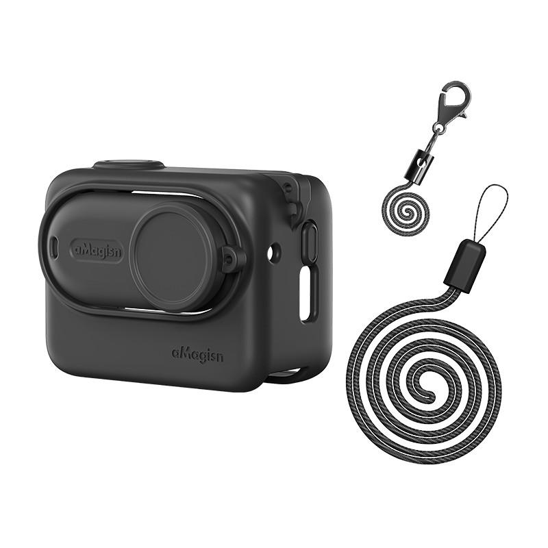 Силиконовый защитный чехол для экрана Insta 360 GO 3S, мягкий резиновый чехол, защитное стекло для объектива и экрана