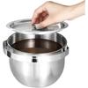Large Stainless Steel Camping Pot with Lid, Camping Cookware for Hiking, Backpacking and Outdoor Cooking
