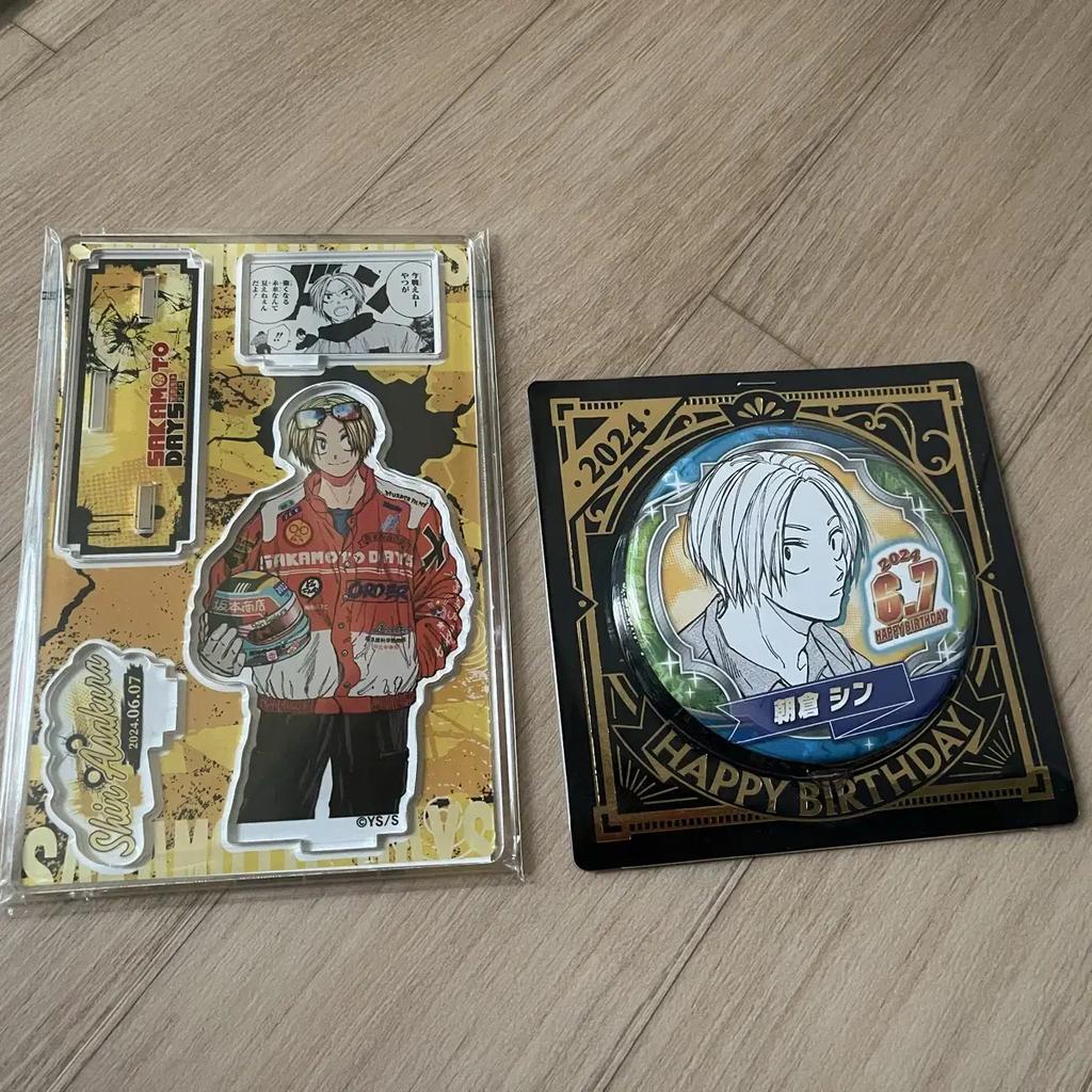 Значок-диорама на день рождения Sakamoto Days Sakadei 2024