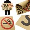 Any Style NO SMOKING Oil Art Paintings Home Bar Decoration Chart Kraft Paper Retro Poster