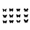 12 Pcs Butterfly Bookmarks Scratch Drawing Paper Kids Painting Book   Creative Stickers Educational Toys Gift