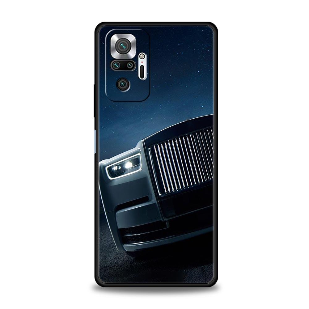 Новый Чехол для Телефона в Форме Спортивного Автомобиля Для Xiaomi Redmi Note 14 13 5G 10 11 12 Pro Plus 4G 14C 13C 12C 10C Черный Чехол