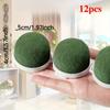 12Pcs Green Floral Foam Ball with Base DIY Flower Holder Bottle Arrangement Supplies for Wedding Home Party