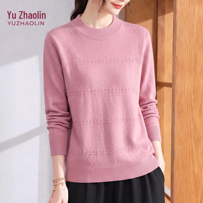 YUZHAOLIN Women's Autumn Crewneck Knit Sweater for Seniors
