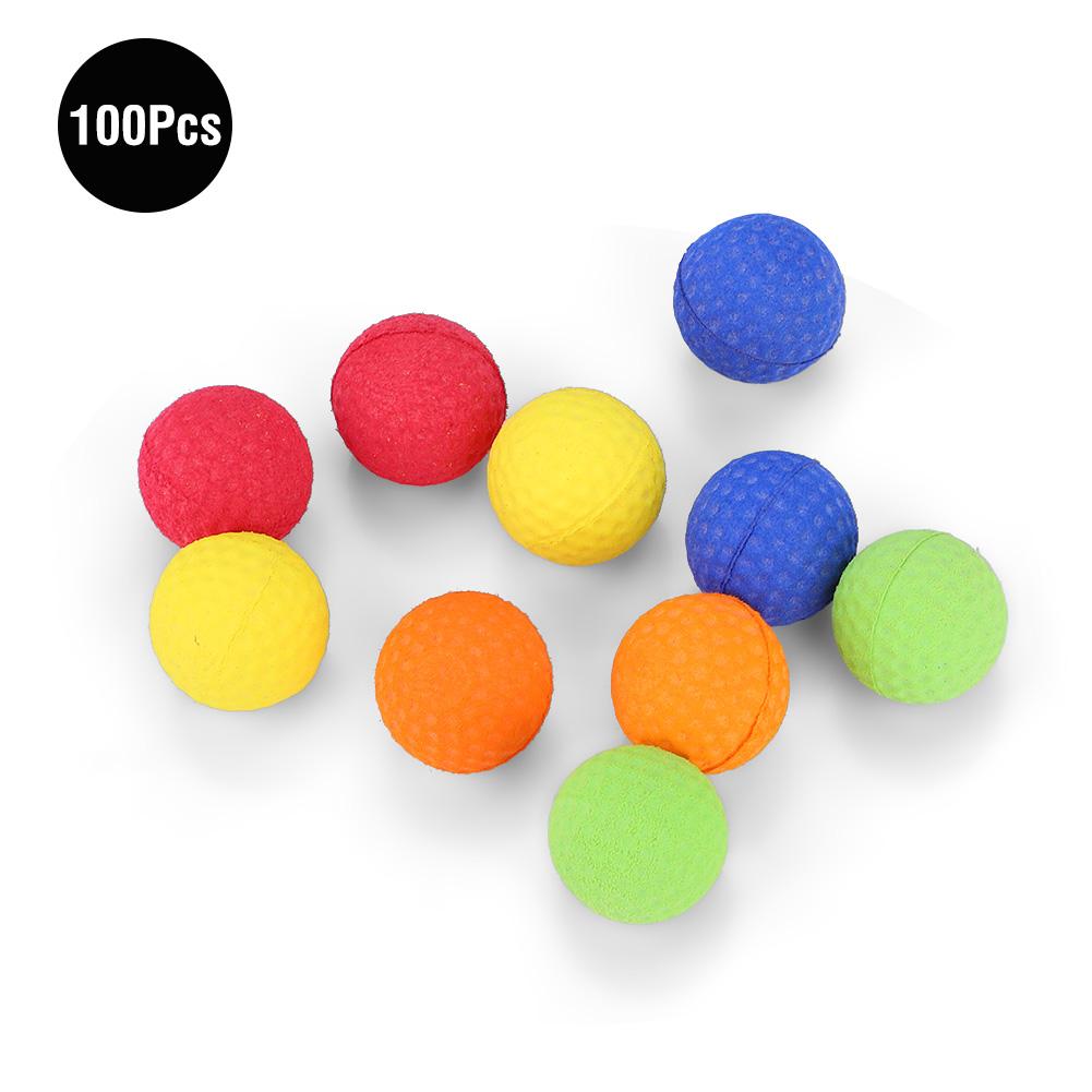 100 шт. разноцветных мягких пуль для игрушечного пистолета Rival Zeus Apollo Refill Gun Bullet Toy