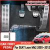 Педаль тормоза AT MT для SEAT Leon Mk2 1P 2005~2012 2006 2007 2008 2009 резиновая противоскользящая педаль тормоза чехол из нержавеющей стали педаль