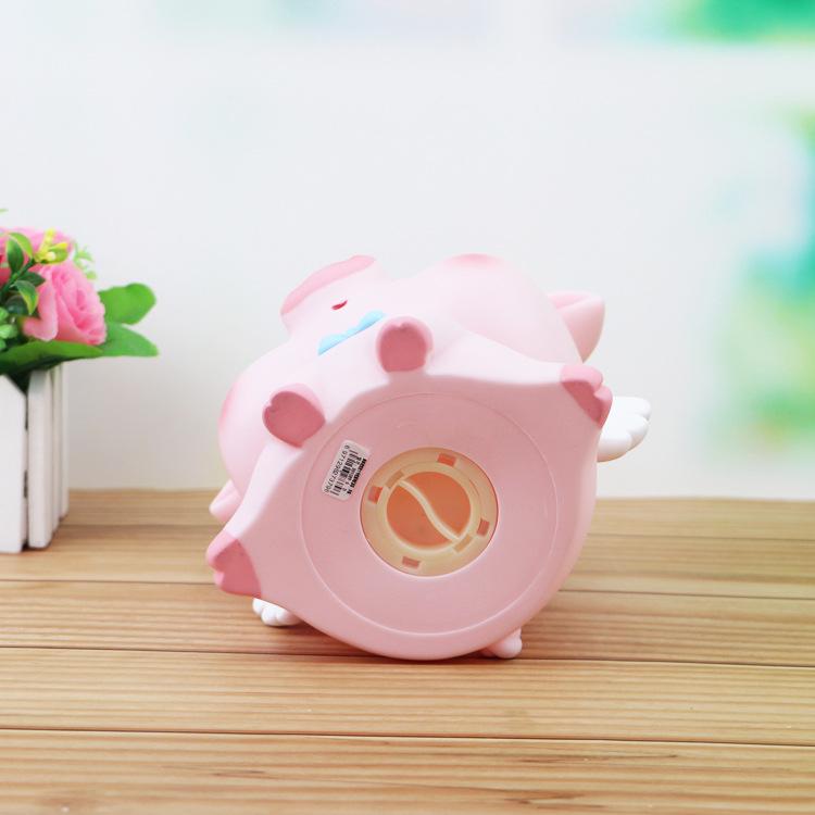 Korean Cute Pig Children's Money Box | Internet Celebrity Cartoon Drop-Proof Silicone Piggy Bank Ornament