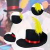 Vintage Design Magician Hat Dress Up Cosplay Felt Cap Carnival Snowman Costume Hat  Christmas Party