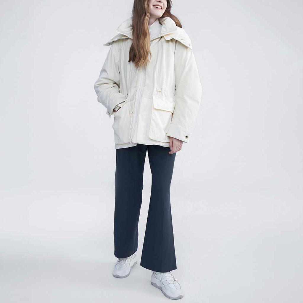 Новые пуховики FILA Женские Цвет Мороженое Белый F11W344905F-IV