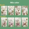 50pcs Cute Cartoon Translucent Viewing Window Plastic Packaging Bag Thicken Biscuit Snack Candy Storage Self-proclaimed Gift Bags