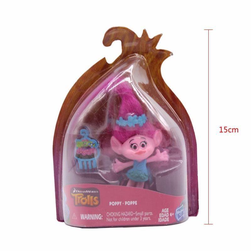 Premium 15cm Trolls Character Toys Featuring Poppy Branch Biggie For Kids