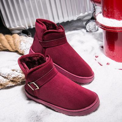 Горячая Распродажа Дешевые Красные Ботильоны для Мужчин Женщин Слипоны Теплые Плюшевые Зимние Ботинки Большой Размер 47 Нескользящие Ботинки Для Сноуборда Мужские Botas Hombre