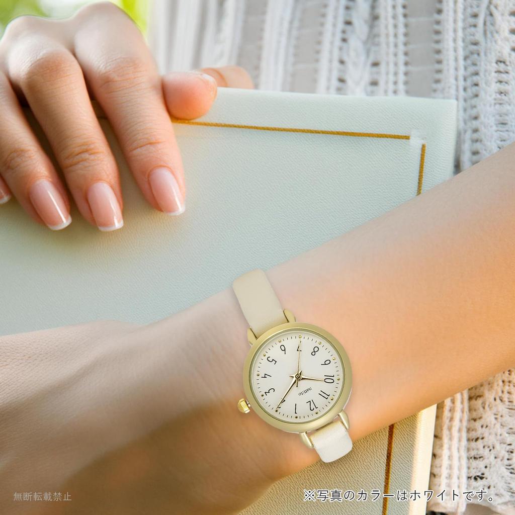 Watch Analog Leather Strap Simple Easy To See Brown Lloyd [Fieldwork] Women's YM092-5