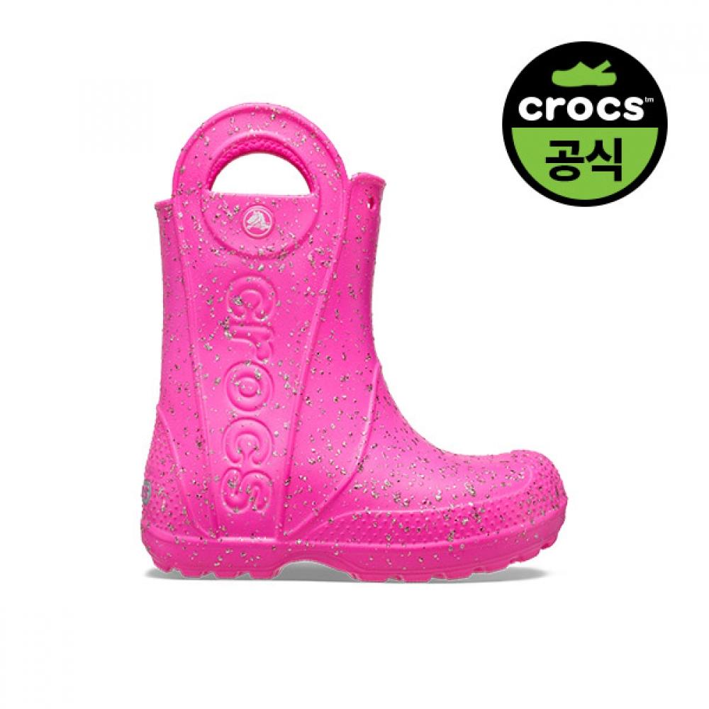[Обувь Crocs] Официальные детские резиновые сапоги Crocs Handle It GlItter K Pcr 24sKbt210391 