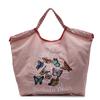 Women's Bag New Nylon Embroidered Bag Fashionable Large-capacity Portable Shoulder Shopping Bag