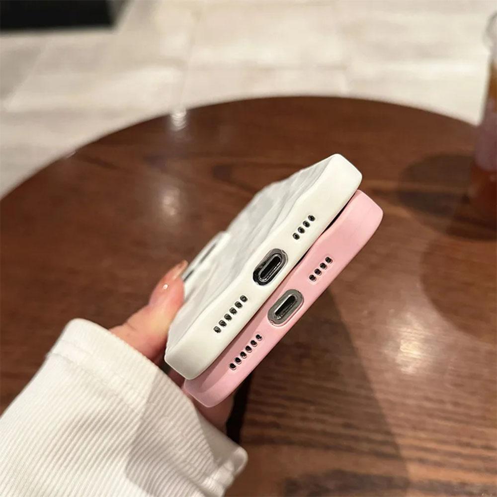Мягкий складной чехол для телефона с узором для iPhone 11 12 13 14 15 Pro Max X Xs XR Max Plus, силиконовый чехол-бампер с конфетами