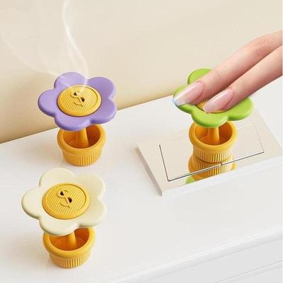 Ручка Кнопка Слива Унитаза В Форме Цветка Нажимная Кнопка Бачка Толкатель Переключатель Унитаз Ванная Комната Декор Вода Нажимная Кнопка Слива Инструменты