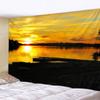 Wall Hanging Boho  Tapestry Mandala  Art Decoration Beautiful Sunrise Sunset Landscape Large