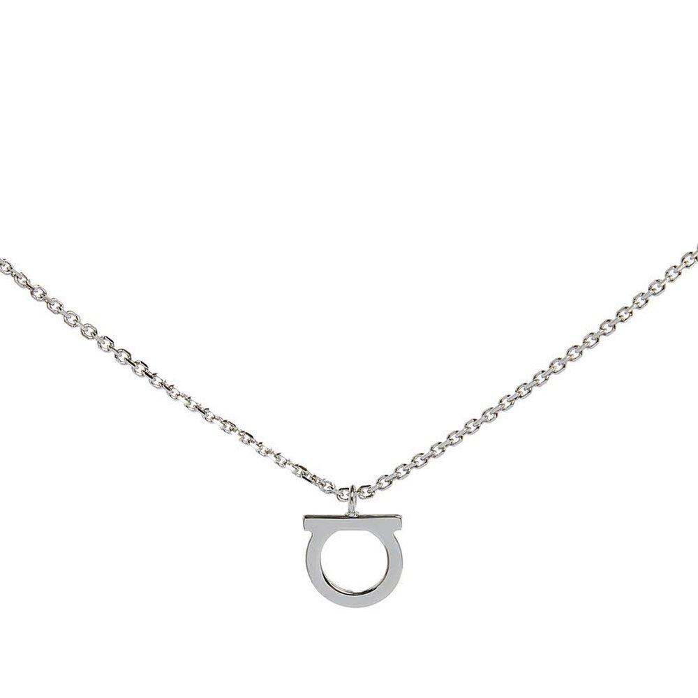 [Salvatore Ferragamo] Women's Gancini Necklace 76 0133 Pldlucid 0696659 106172