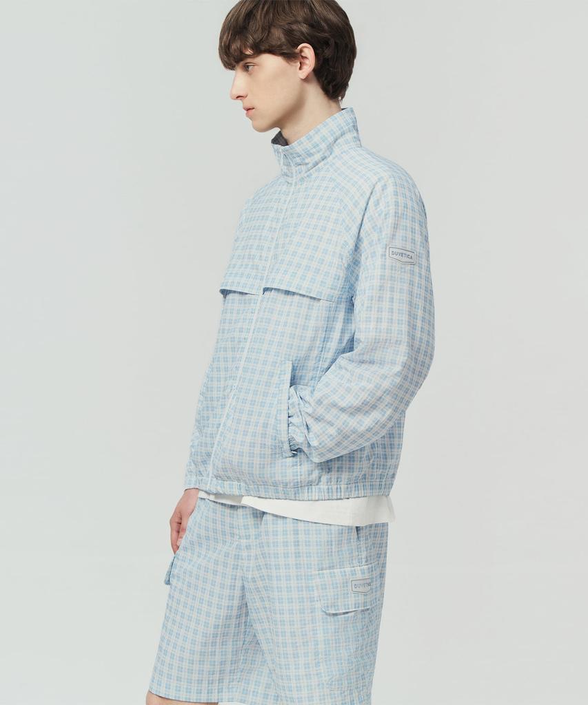 Duvetica Solante (Light Sky Blue) (Men'S Windproof Jacket)