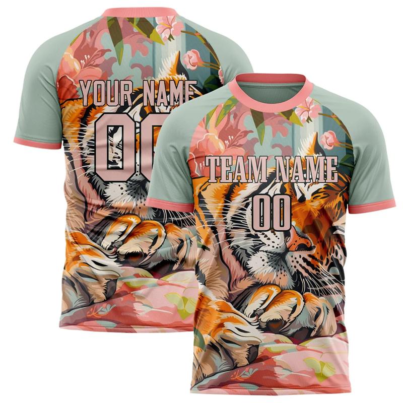 Индивидуальная футболка с названием команды, номером и именем, персонализированная спортивная футболка с круглым вырезом розового цвета, свободная быстросохнущая командная форма