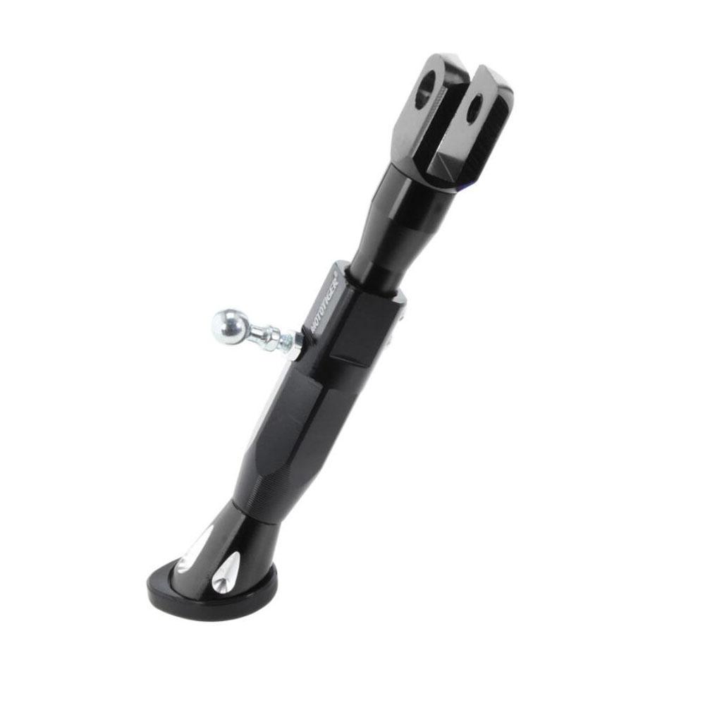 Подножка для мотоцикла 22-25 см, регулируемая по высоте, модифицированный кронштейн для скутера, боковая стойка из алюминиевого сплава с ЧПУ