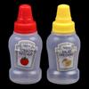 3 Pack Mini Portable Sauce Squeeze Bottles Plastic Dispensing Condiment Bottles