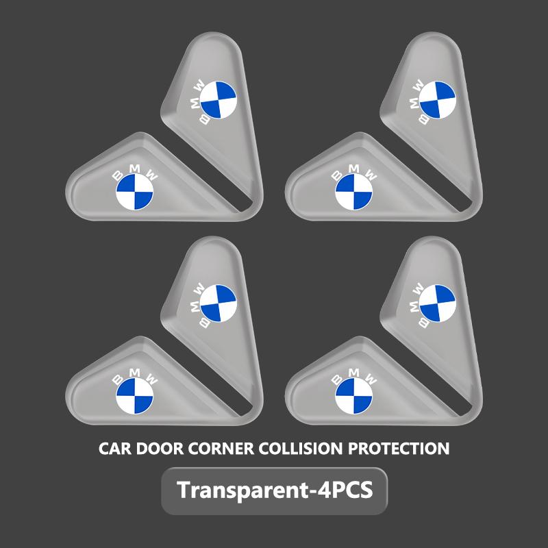 FA4Car Door Corner Bumper Guards Triangle Decals Scratch Protection For BMW M Sport M2 M3 M4 M5 M6 E46 E90 E60 F10 F20 E87 X3 X6