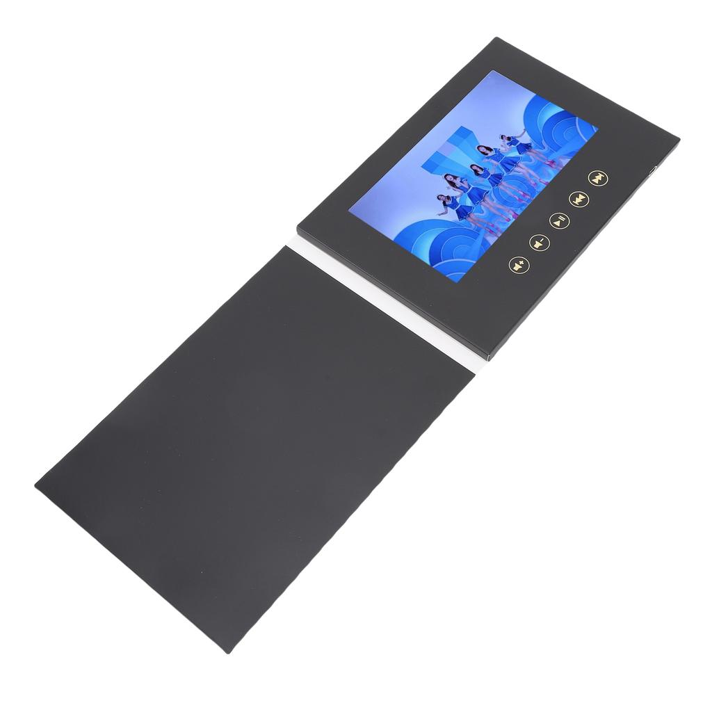 Video Greeting Card 7in HD Digital Brochure for Marketing with Type C Port 128M Memory Rechargeable Battery