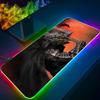 Игровой коврик для мыши Berserk, DIY печать, RGB-подсветка, подсветка клавиатуры, коврик для ноутбука XXL, подставки для стола