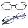 ESAVIA Magnifier Loupe Magnifying Round Glasses Loupe Glasses Blue Light Cutting Hard Mirror Glasses Magnifying Glass Loupe TR Magnifying Glasses