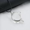Pendant Witch Alloy Necklace With Leather Chain For Cosplay Enthusiasts Gift