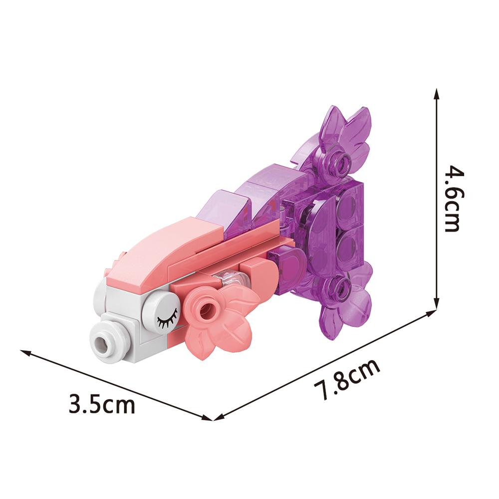 Мир Насекомых Животные Скорпион Богомол Муравьи Паук Птицы Морское Животное Строительные Блоки Игрушки Настольные Украшения Кирпичики Детский Подарок