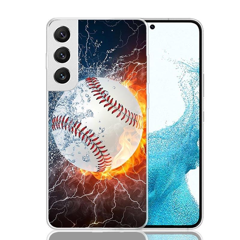 Baseball Sport Phone Case For Samsung Galaxy S26 S25 Edge S24 S23 FE S22 Ultra S21 Plus S20 + Fundas Cover Coque Galaxy S25 S24
