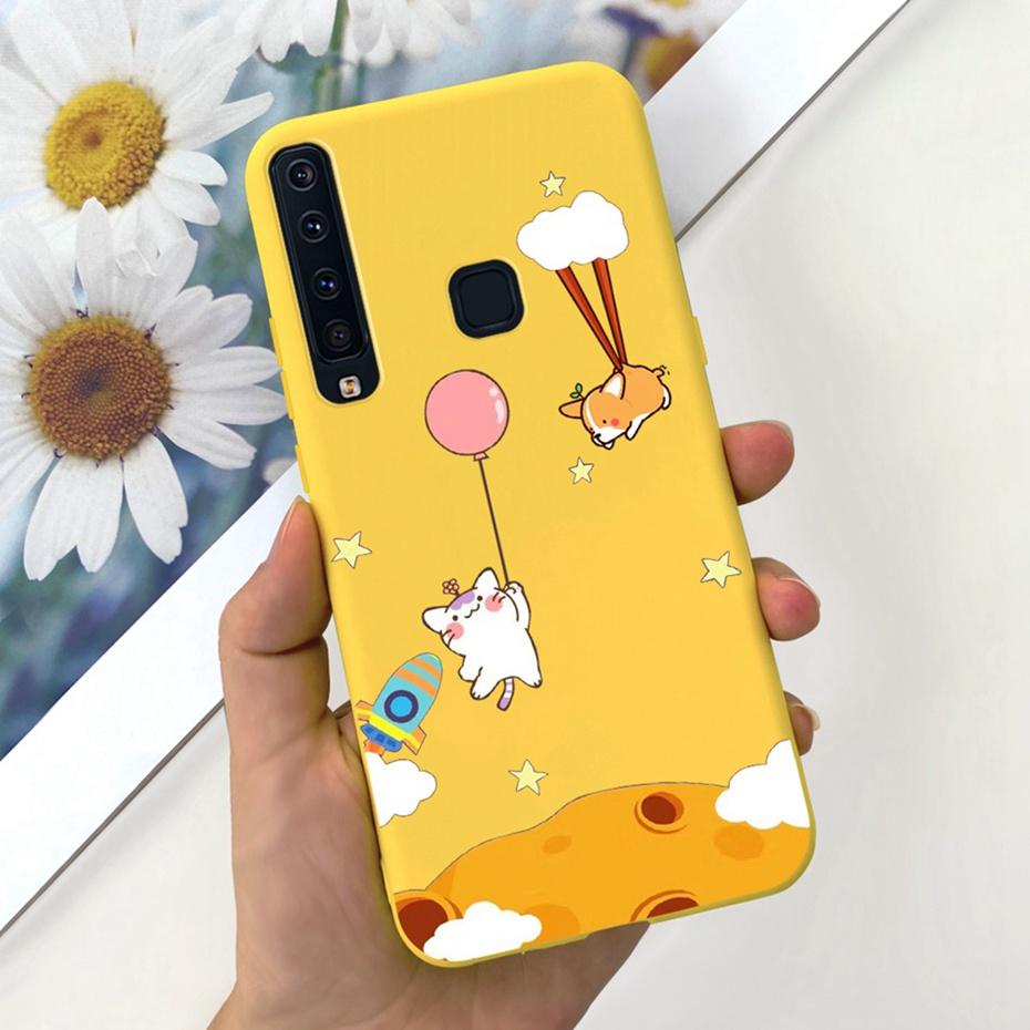 Case For Samsung Galaxy A9 (2018) Cute Cartoon Candy Color Soft Silicon Phone Cases For Samsung A9 2018 SM-A920F A9200 Bumper
